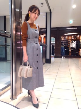 nano・universe 名古屋ラシック STAFFさん（レディース・160cm）の夏コーディネート