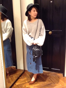 nano・universe 名古屋ラシック STAFFさん(レディース・165cm)の秋コーディネート