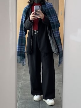 「PRIMURY（プライマリー）のアイテム」を使った、nonさん（レディース・155cm）の秋コーディネート