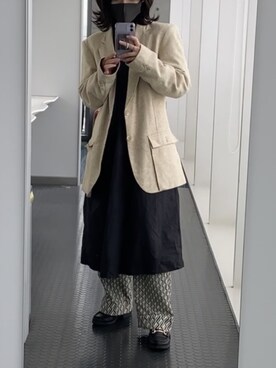 「HELK（ヘルク）のアイテム（ワンピース/ドレス）」を使った、nonさん（レディース・155cm）の冬コーディネート