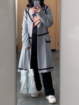 「PRIMURY（プライマリー）のアイテム」を使った、nonさん（レディース・155cm）の冬コーディネート