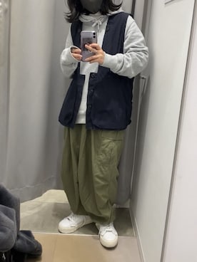 「PRIMURY（プライマリー）のアイテム」を使った、nonさん（レディース・156cm）の冬コーディネート