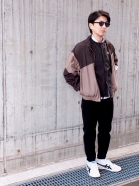 「BEAUTY&YOUTH UNITED ARROWS（ビューティーアンドユースユナイテッドアローズ）のアイテム（ナイロンジャケット）」を使った、BALさん（メンズ・170cm）の冬コーディネート