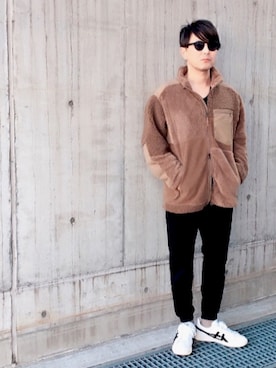 「BEAUTY&YOUTH UNITED ARROWS」｜「アイテム（その他アウター）」を使った、BALさん（メンズ・170cm）の冬コーディネート