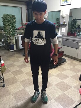 功太郎さん（メンズ・165cm）の春コーディネート