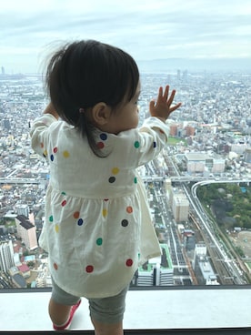 「1歳児」｜✾Ichika✾さん（キッズ・80cm）の秋コーディネート