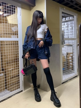 「diesel」｜RINONNOさん（レディース・168cm）の春コーディネート