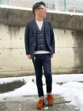 ウルトラライトダウンベスト の人気ファッションコーディネート Wear