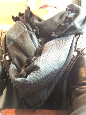 「JOURNAL STANDARD relume（ジャーナルスタンダード　レリューム）のアイテム（ライダースジャケット）」を使った、705さん（レディース・151cm）の冬コーディネート