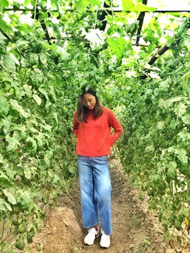 「WINTER STYLE」｜「アイテム（レッグウェア）」を使った、劉惟真さん（レディース・171cm）の冬コーディネート