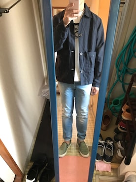 「DIEMME（ディエッメ）のアイテム」を使った、はさんさん（メンズ・175cm）の春コーディネート