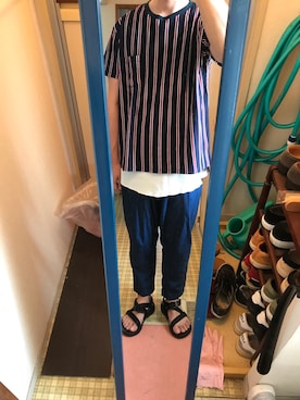 「MIL-SPEC（ミルスペック）のアイテム」を使った、はさんさん（メンズ・175cm）の夏コーディネート