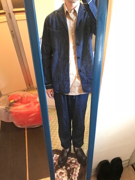 「アイテム（ブルゾン）」を使った、はさんさん（メンズ・175cm・30代）の秋コーディネート