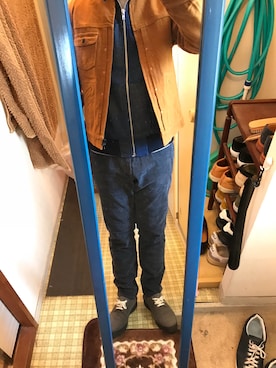 「アイテム（ブルゾン）」を使った、はさんさん（メンズ・175cm・30代）の秋コーディネート