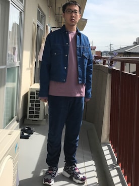 「Hub&Spoke（ハブアンドスポーク）のアイテム」を使った、はさんさん（メンズ・175cm）の春コーディネート