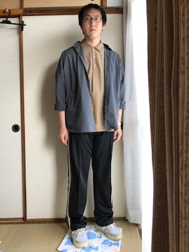 「tim.（ティム）のアイテム（トップス）」を使った、はさんさん（メンズ・175cm）の春コーディネート