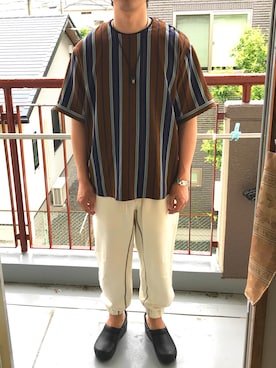 「dansko（ダンスコ）のアイテム（ブーツ）」を使った、はさんさん（メンズ・175cm）の夏コーディネート