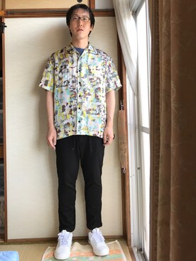 「meagratia（メアグラーティア）のアイテム」を使った、はさんさん（メンズ・175cm）の夏コーディネート