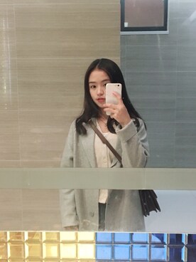 「UNIQLO（ユニクロ）のアイテム（ニット/セーター、ベージュ系）」を使った、lalaiさん（レディース）の春コーディネート