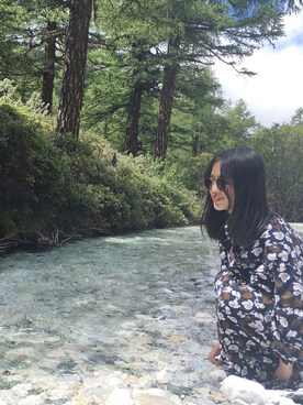 「H&M（エイチ・アンド・エム）のアイテム（サングラス、ブラック系）」を使った、lalaiさん（レディース）の春コーディネート