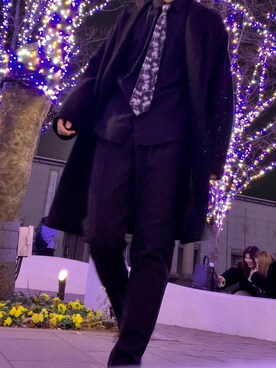 「アイテム（フォーマルスーツ/小物）」を使った、いくおさん（メンズ・174cm・10代）の冬コーディネート