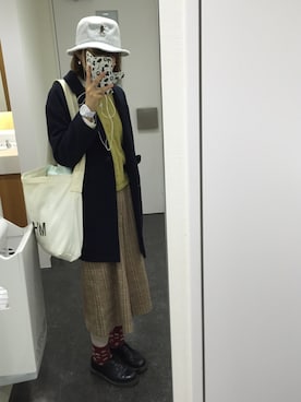 「IL BISONTE（イルビゾンテ）のアイテム（リング）」を使った、ぺそさん（レディース・169cm）の冬コーディネート