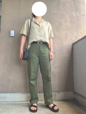 「EDWIN」｜「アイテム（腕時計）」を使った、semiさん（レディース・167cm）の夏コーディネート