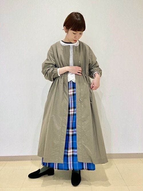 SHIPS（シップス）の「ウエストドロストコート olive◇（その他