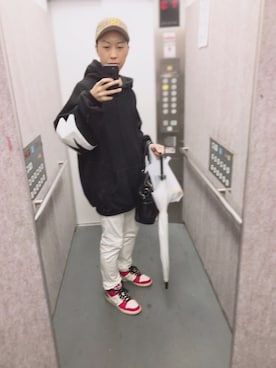 「MIRROR9（ミラーナイン）のアイテム」を使った、yasucocoさん（メンズ・172cm）の夏コーディネート