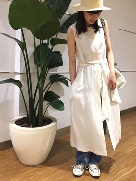Steven Alan Silk Mix Noil One Piece ﾜﾝﾋﾟｰｽを使った人気ファッションコーディネート Wear