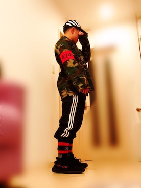 「424 CLOTHING（フォートゥーフォー クロージング）のアイテム」を使った、sfiveさん（メンズ・170cm）の冬コーディネート