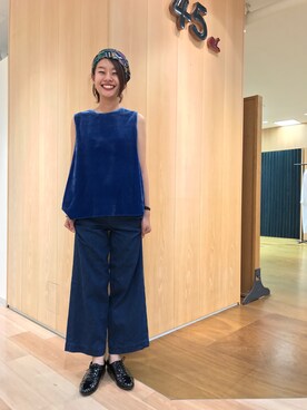 「45R」｜「アイテム（財布/小物）」を使った、HANさん（レディース・162cm）の秋コーディネート