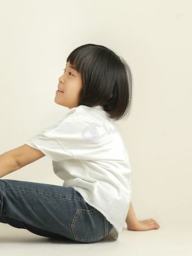 「アイテム（トップス）」を使った、nano・universe KIDSさん（レディース・110cm）の春コーディネート