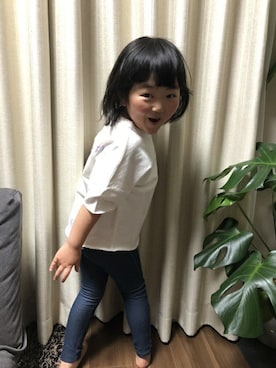 「アイテム（Tシャツ/カットソー）」を使った、nano・universe KIDSさん（レディース）の春コーディネート