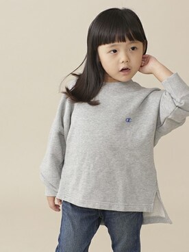「Champion（チャンピオン）のアイテム」を使った、nano・universe KIDSさん（キッズ・100cm）の秋コーディネート