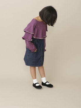 「子供服」｜nano・universe KIDSさん（キッズ・118cm）の秋コーディネート