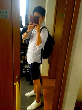 「afecta（アフェクタ）のアイテム」を使った、UTAROさん（メンズ・170cm）の秋コーディネート