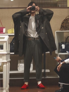 「AURALEE」｜✨さん（メンズ・175cm）の秋コーディネート