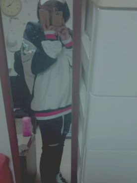 「OLDMICKEY （オールドミッキー）のアイテム（キャップ）」を使った、미さん（レディース・162cm）の春コーディネート