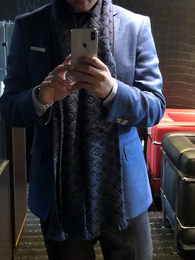 「DSQUARED2（ディースクエアード）のアイテム（スラックス）」を使った、ds07さん（メンズ・176cm）の冬コーディネート