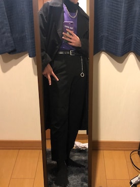 「Confirm（コンファーム）のアイテム（トレンチコート）」を使った、こきん さん（メンズ・173cm）の春コーディネート