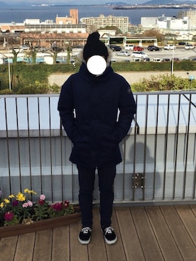 「アイテム（その他アンダーウェア/インナー）」を使った、astkwさん（メンズ・174cm）の冬コーディネート