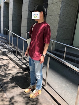 astkwさん(メンズ・174cm)の夏コーディネート