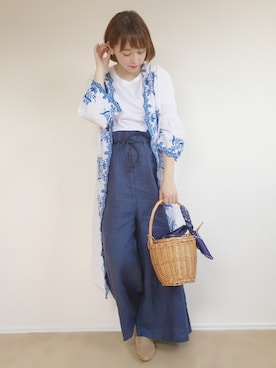 てらさん（レディース・161cm）の春コーディネート