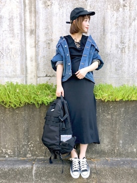 てらさん（レディース・161cm）の春コーディネート