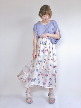 てらさん（レディース・161cm）の夏コーディネート