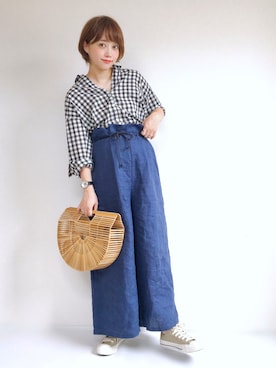 てらさん（レディース・161cm）の夏コーディネート