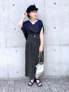 てらさん（レディース・161cm）の夏コーディネート