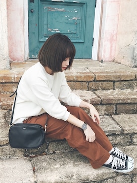 「INTEGRATE（インテグレート）のアイテム」を使った、てらさん（レディース・161cm）の秋コーディネート