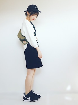 「資生堂インテグレートプレゼンツ 秋服×「#コク色シャドウ」でいい女になろうキャンペーン（シセイドウインテグレート）のアイテム」を使った、てらさん（レディース・161cm）の秋コーディネート